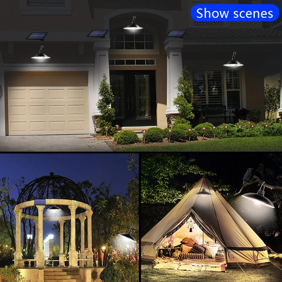 LED Garden Solar Lamps P65 Indoor Solar Pendant Light With Line Bulb Shed Light Lighting For Home Garden Yard Double Head Lamp
LED Garden Solar Lamps P65 Indoor Solar Pendant Light With Line Bulb Shed Light Lighting For Home Garden Yard Double Head Lamp