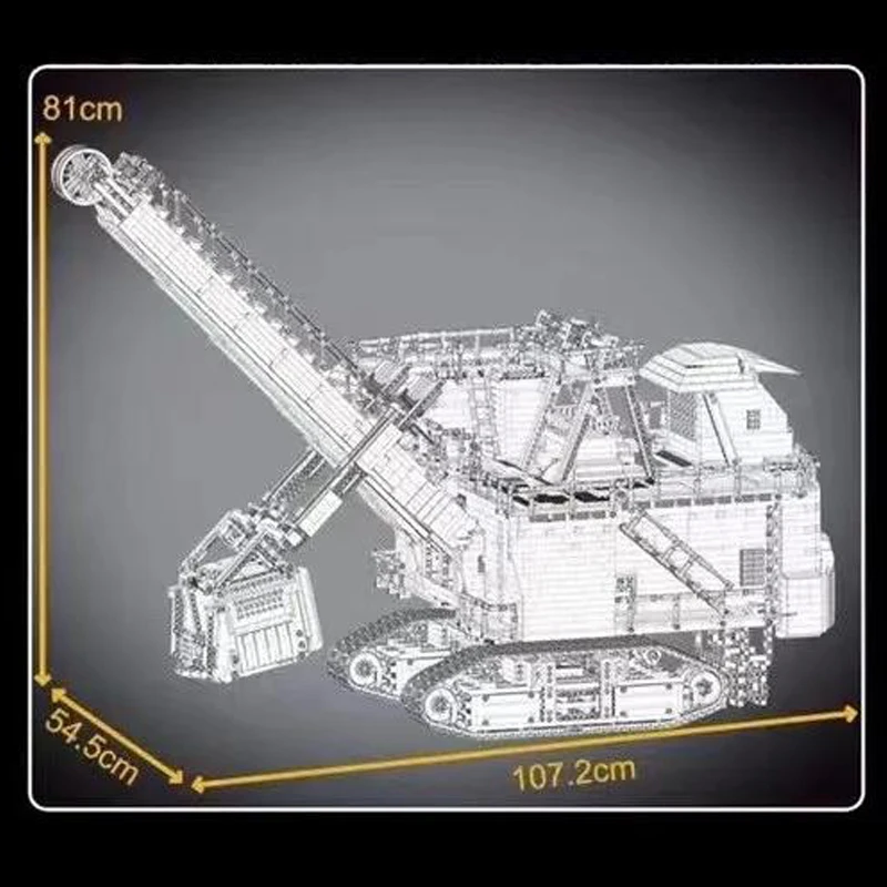 11689pcs Electric Rope shovel High Technical RC Remote Control scraper Truck 1:37 Model Car Building Blocks Bricks DIY Toys Boy
11689pcs Electric Rope shovel High Technical RC Remote Control scraper Truck 1:37 Model Car Building Blocks Bricks DIY Toys Boy