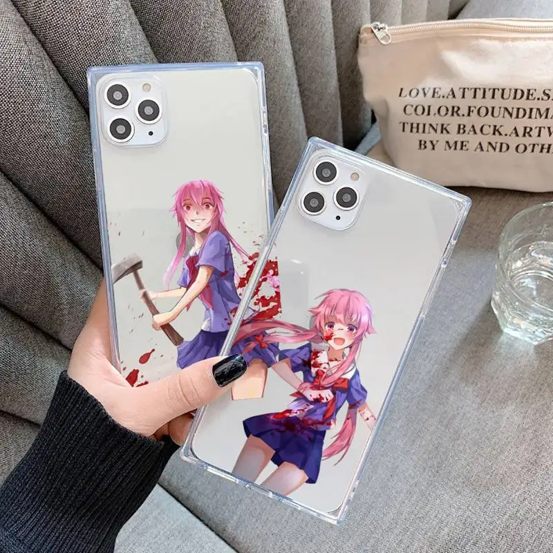 Mirai Nikki anime Phone Case For iPhone 7 8 11 12 X XS XR MINI Pro Max Plus Clear Square Transparent 
Mirai Nikki anime Phone Case For iPhone 7 8 11 12 X XS XR MINI Pro Max Plus Clear Square Transparent