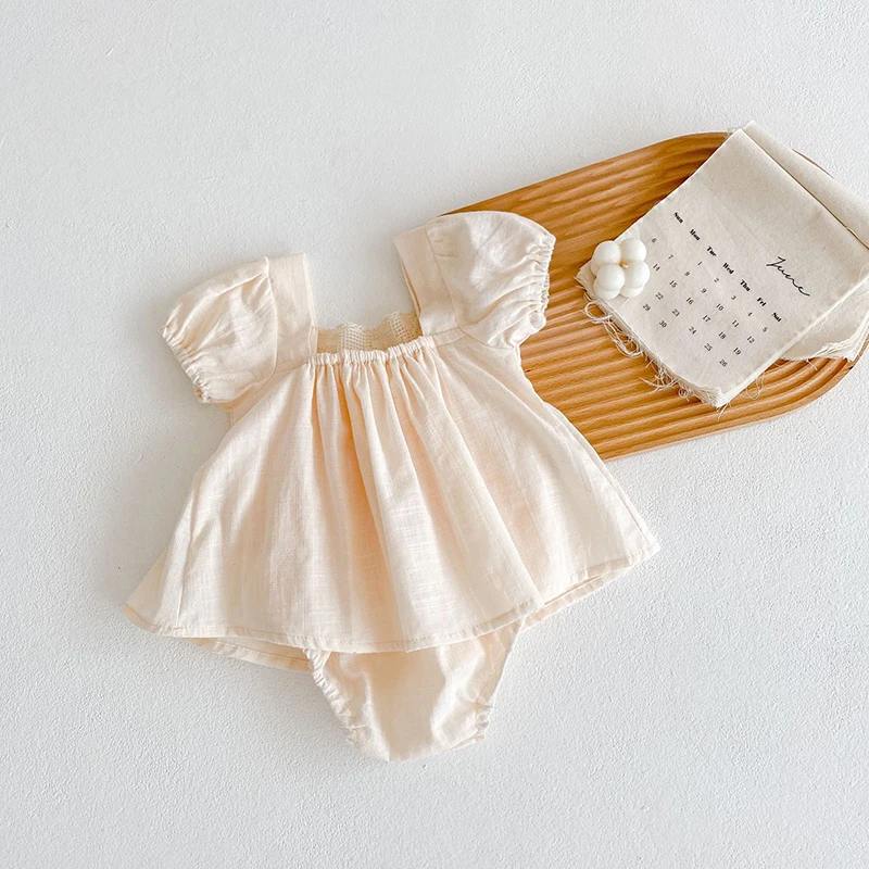 Menoea Toddler Baby Sleeveless Summer Rompers 2021 New Infant Girls Ruffles Solid Lace Newborn Korean Style Patchwork Suit
Menoea Toddler Baby Sleeveless Summer Rompers 2021 New Infant Girls Ruffles Solid Lace Newborn Korean Style Patchwork Suit