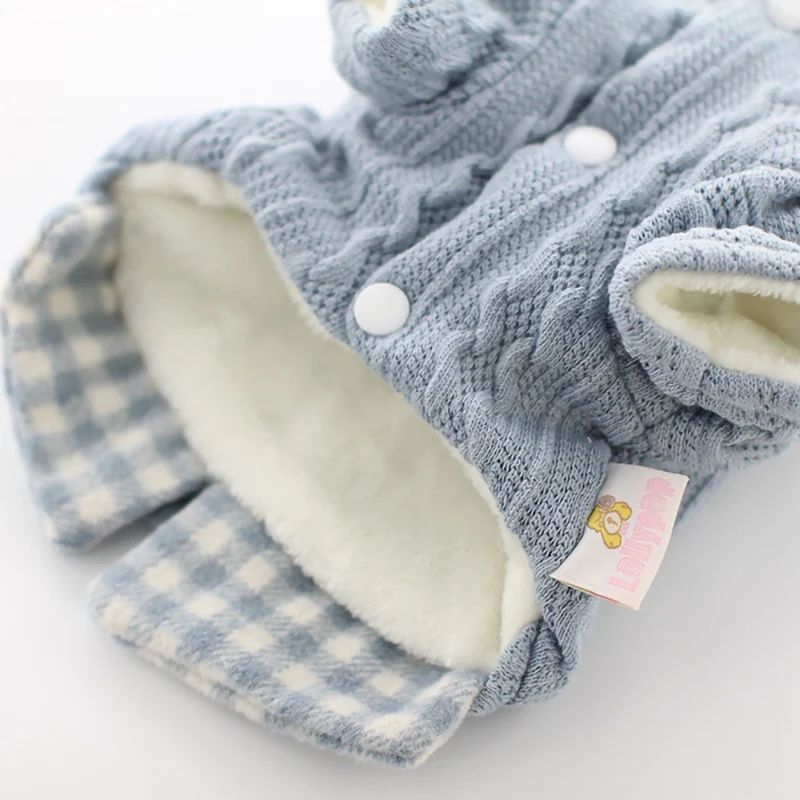 Fake Two Pcs Plaid Design Warm Sweaters for Dogs Autumn and Winter Dog Clothes with Buttom Dog Outfit Clothing Pink Blue
Fake Two Pcs Plaid Design Warm Sweaters for Dogs Autumn and Winter Dog Clothes with Buttom Dog Outfit Clothing Pink Blue