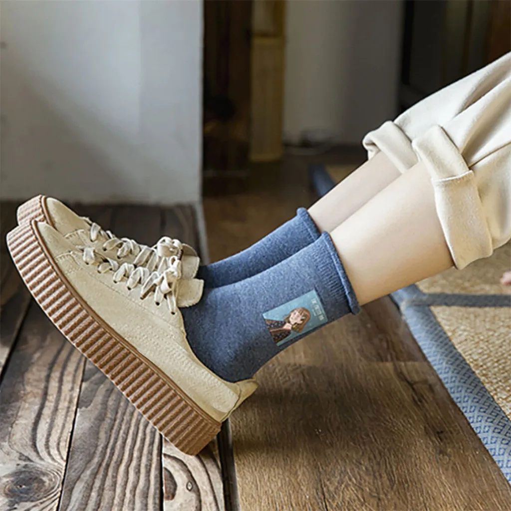MIARHB women socks 1 pairs harajuku winter socks cute Cotton ankle Socks Fashion Rolled Warm Sock Cartoon Print High Solid color
MIARHB women socks 1 pairs harajuku winter socks cute Cotton ankle Socks Fashion Rolled Warm Sock Cartoon Print High Solid color