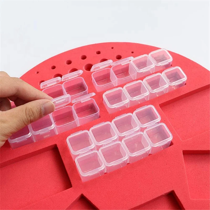 5D Diamonds Painting Tray Tools,Storage Box with Tray Diamond Embroidery Box for Craft Arts Adults or Kids
5D Diamonds Painting Tray Tools,Storage Box with Tray Diamond Embroidery Box for Craft Arts Adults or Kids