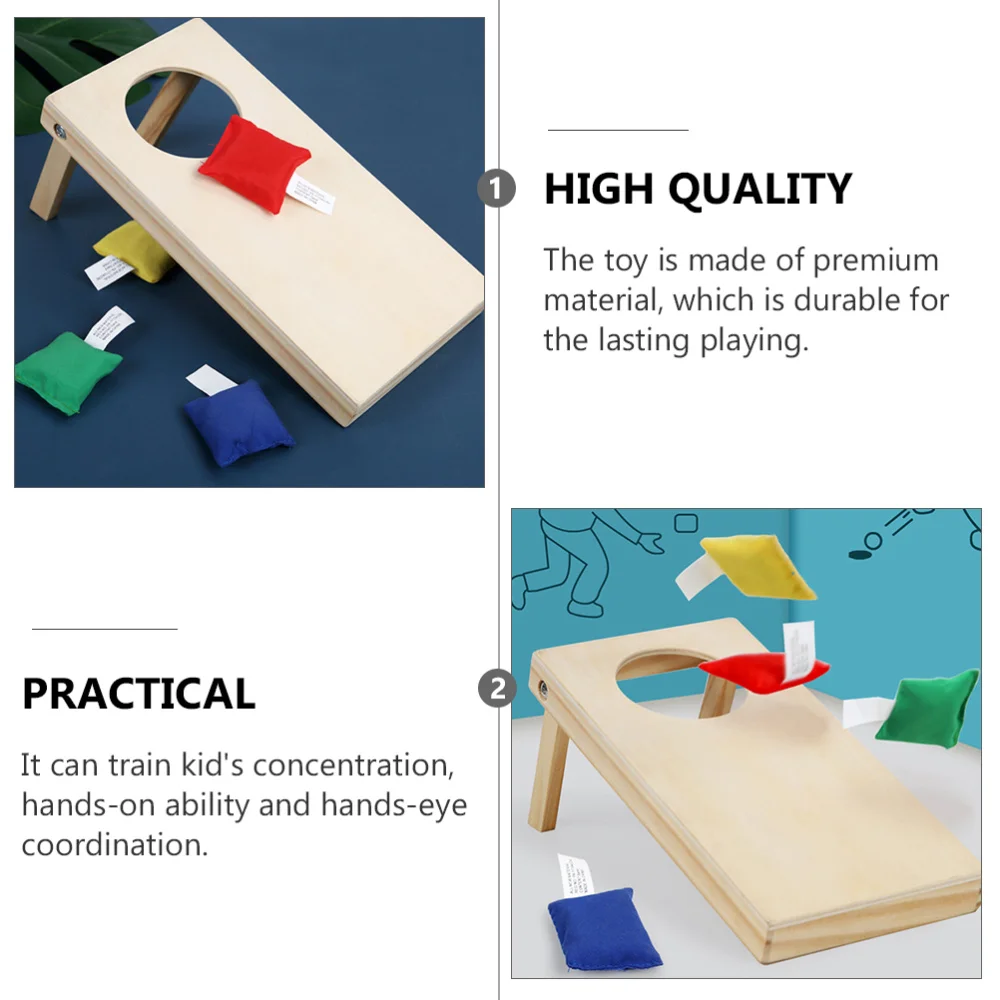 1 set of Cornhole Game Cornhole Board Beans Bags Corn Hole Sandbag Outdoor Game
1 set of Cornhole Game Cornhole Board Beans Bags Corn Hole Sandbag Outdoor Game