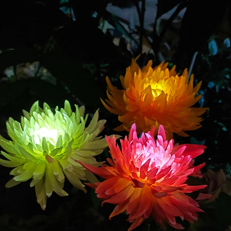 1pcs LED Spot Light Garden Path Landscape Lights LED Solar Light Simulation Chrysanthemum Lawn Stake Lamps Garden Decoration
1pcs LED Spot Light Garden Path Landscape Lights LED Solar Light Simulation Chrysanthemum Lawn Stake Lamps Garden Decoration