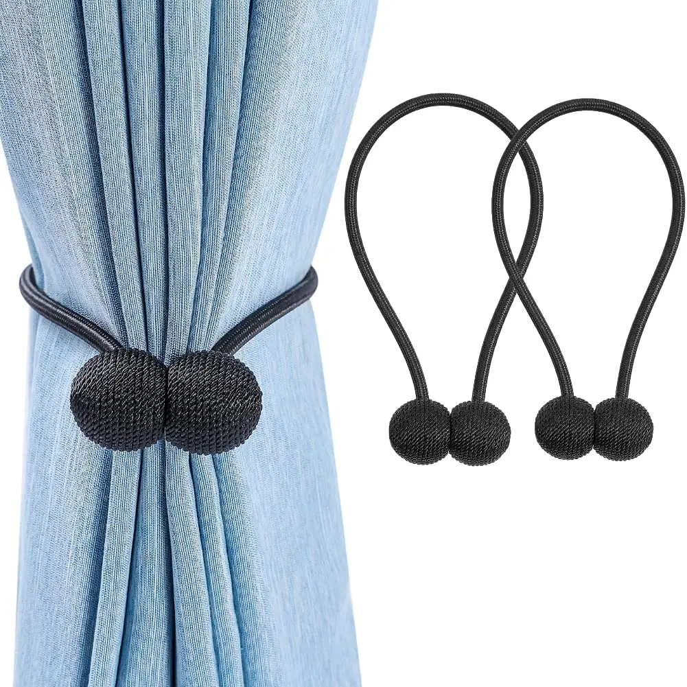 Curtain Tiebacks Magnetic Drapes Holdbacks, 16.5 Inch Big Magnet and Strong Suction Curtain Holdbacks Decorative (2 Pack) 
Curtain Tiebacks Magnetic Drapes Holdbacks, 16.5 Inch Big Magnet and Strong Suction Curtain Holdbacks Decorative (2 Pack)
