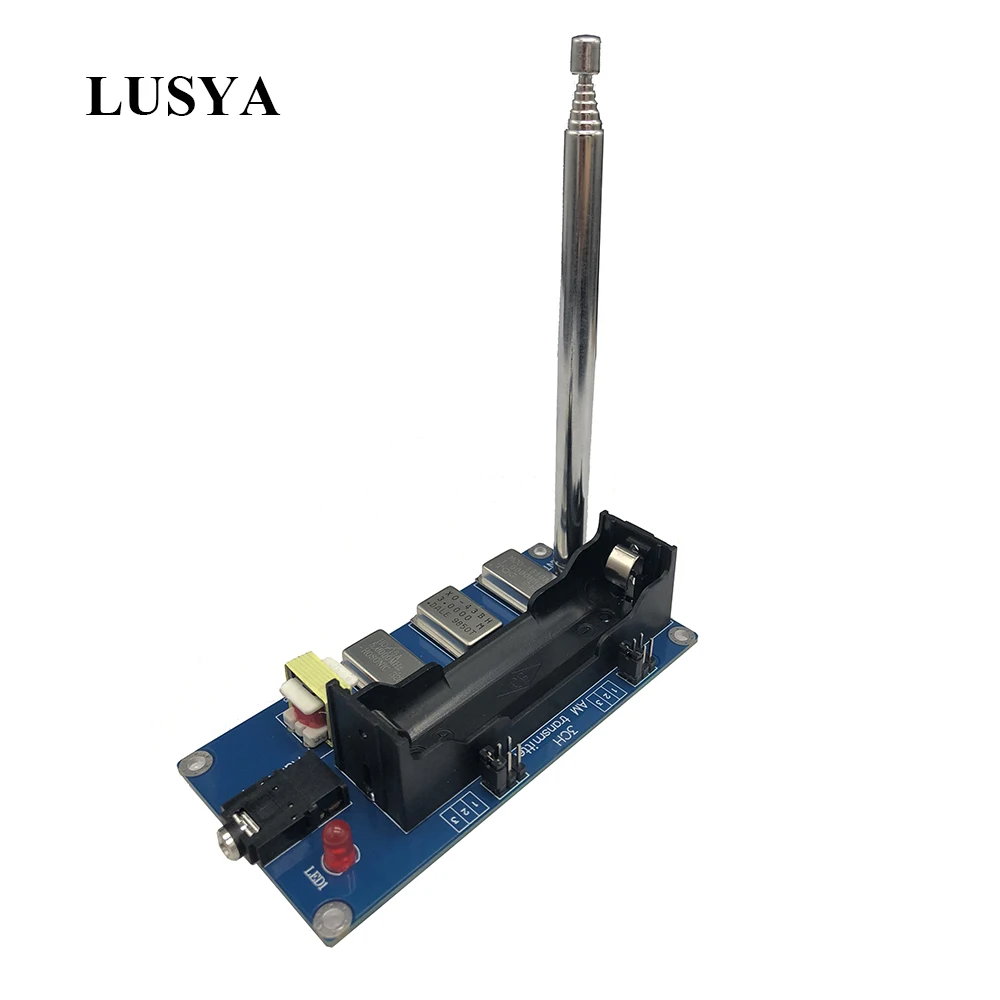 Lusya DIY 3-channel AM transmitter 1MHZ 3MHZ 5MZH with antenna for radio receive player transmitter without battery F6-012 
Lusya DIY 3-channel AM transmitter 1MHZ 3MHZ 5MZH with antenna for radio receive player transmitter without battery F6-012