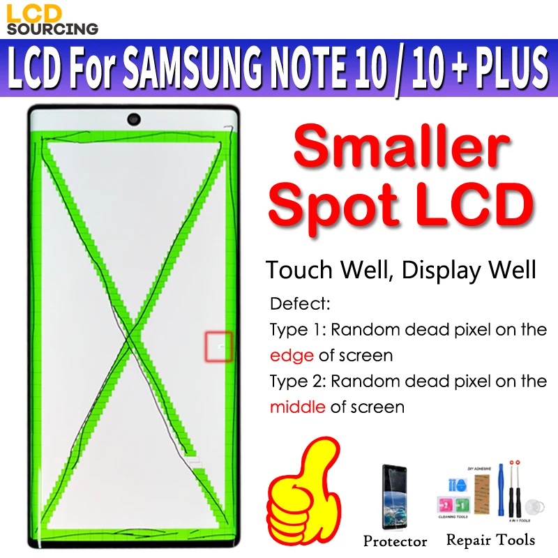 Маленький точечный AMOLED ЖК-дисплей для Samsung Note 10, ЖК-дисплей N970F, сенсорный экран в сборе для Samsung Note10 + Plus N975F, замена
Маленький точечный AMOLED ЖК-дисплей для Samsung Note 10, ЖК-дисплей N970F, сенсорный экран в сборе для Samsung Note10 + Plus N975F, замена