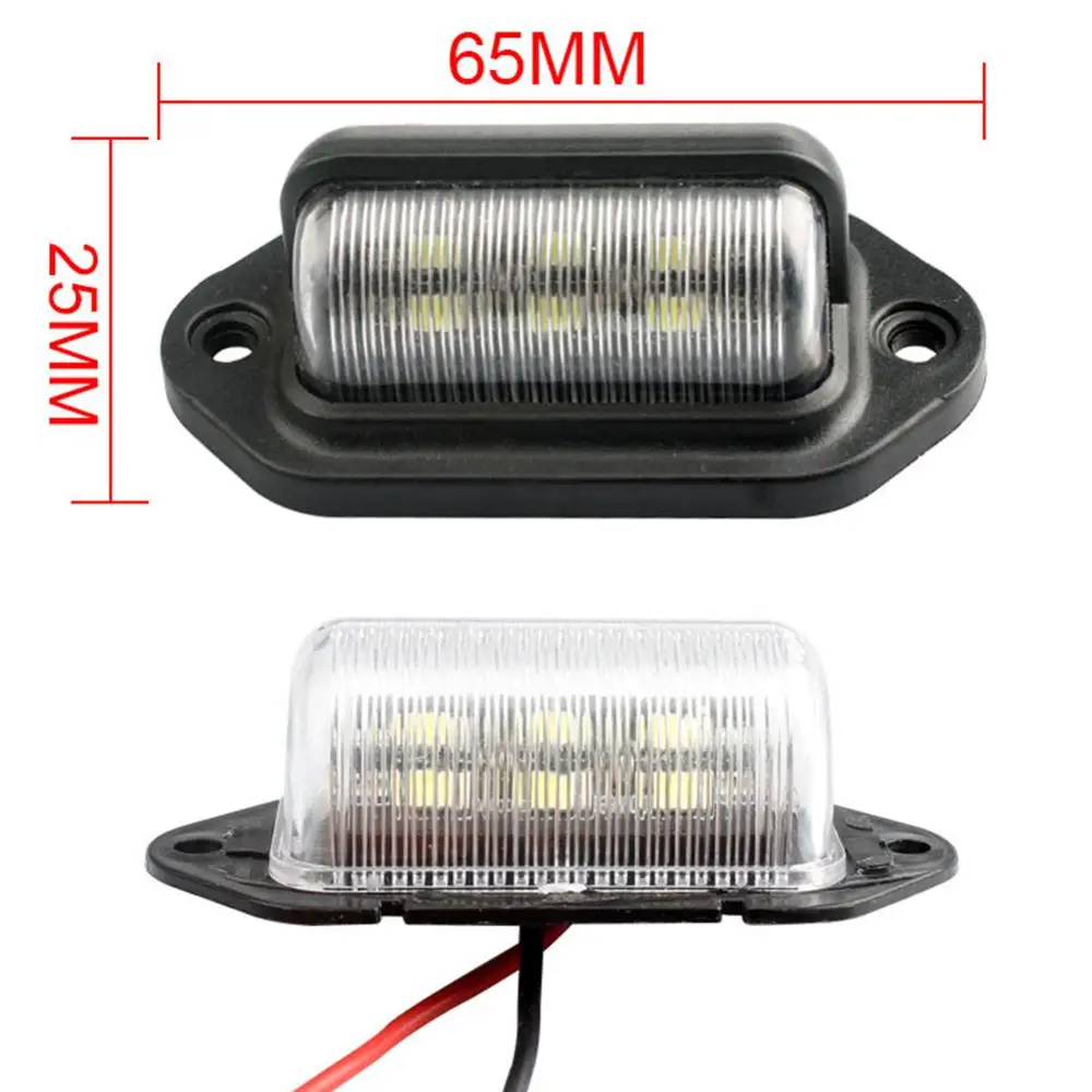 1x For Bus / Trailer / Truck / Truck / Armored Vehicle / Land Cruiser General Highlighted 6LED Licence plate Lamp Car Accessory
1x For Bus / Trailer / Truck / Truck / Armored Vehicle / Land Cruiser General Highlighted 6LED Licence plate Lamp Car Accessory