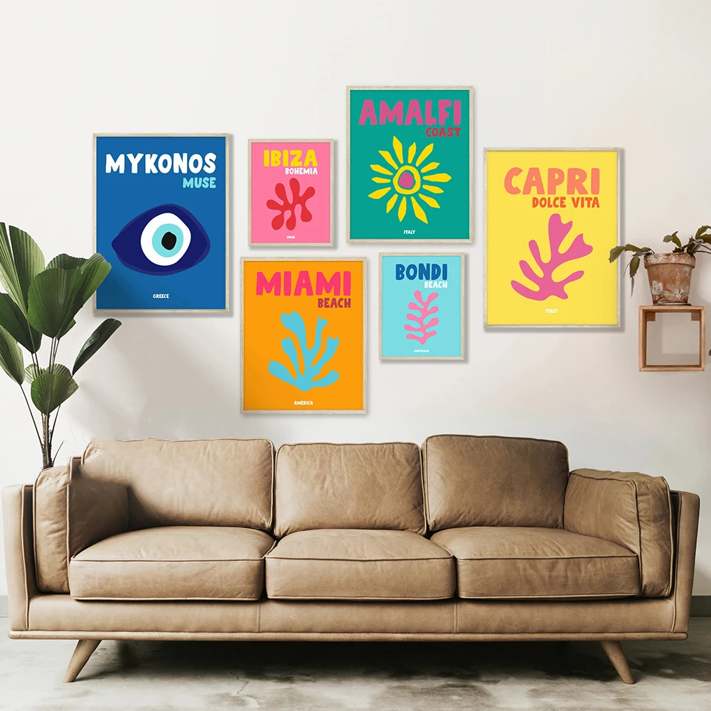 Colorful Botanical Poster Travel Scape Canvas Painting Nordic Gift Art Print Abstract Miami Wall Picture Living Room Home Decor
Colorful Botanical Poster Travel Scape Canvas Painting Nordic Gift Art Print Abstract Miami Wall Picture Living Room Home Decor