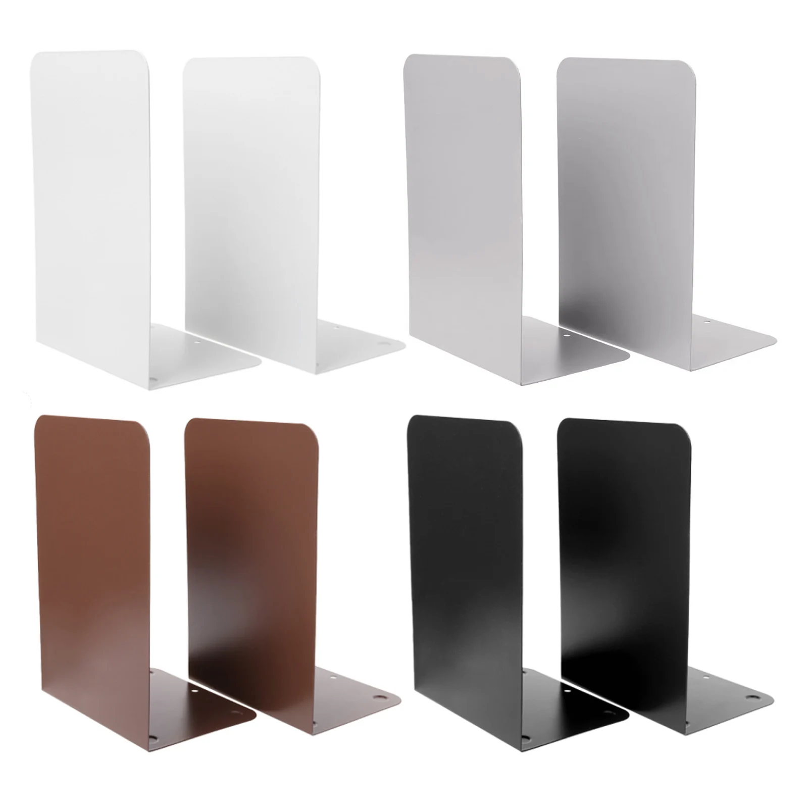 100% Brand New and High Quality 1 Pair Metal Bookends Organizer Desktop Office Home Book Shelf Storage Holder Book Ends
100% Brand New and High Quality 1 Pair Metal Bookends Organizer Desktop Office Home Book Shelf Storage Holder Book Ends
