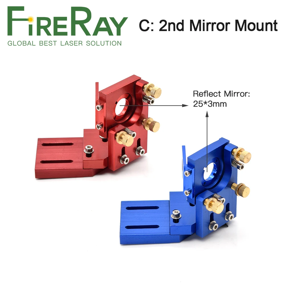 Fireray CO2 Laser Head Set for 2030 4060 K40 K Series Laser Engraving Cutting Machine