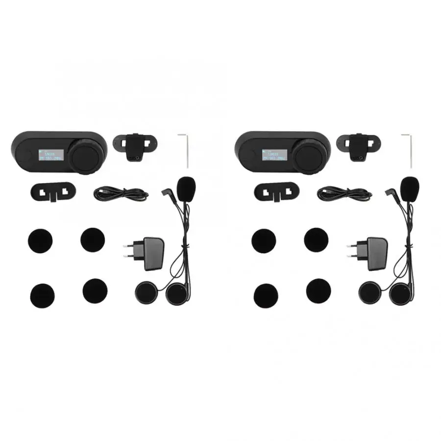 1 пара TCOM SC X2 с функцией Интерком на двоих в радиусе до Hands free Шлемы гарнитуры