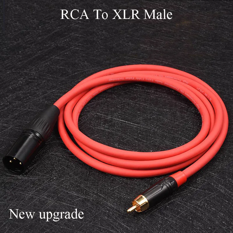 Аудиокабель с разъемом RCA к XLR 3P папа мама Кабель-адаптер 3PIN стерео динамик