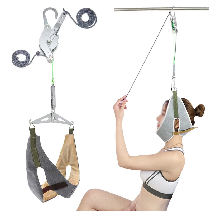 Cervical Traction Through The Door, Neck Massager Device Kit, Stretcher Adjustment, Chiropractic, Relaxation and Pain Relief
Cervical Traction Through The Door, Neck Massager Device Kit, Stretcher Adjustment, Chiropractic, Relaxation and Pain Relief