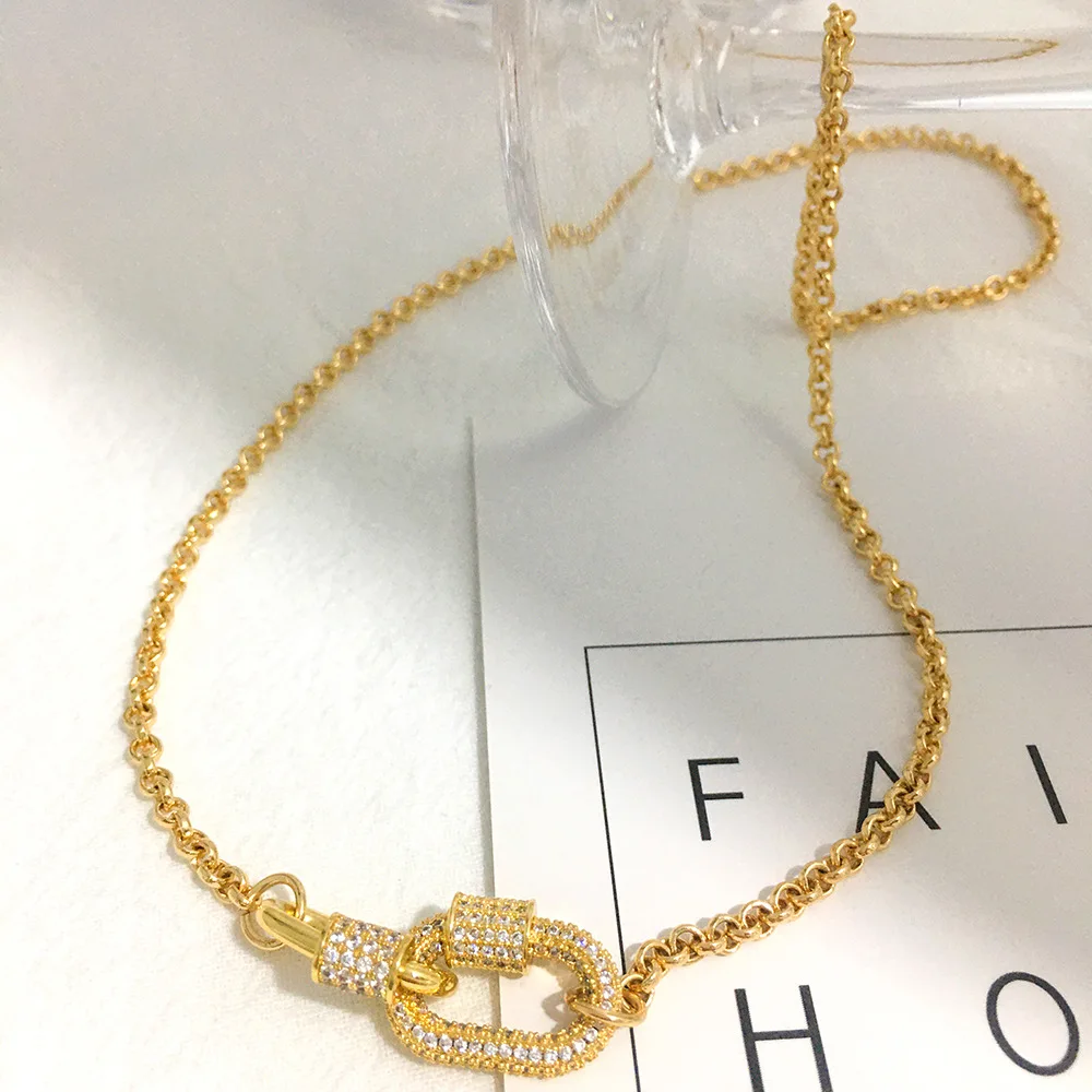 Minar Shiny CZ Cubic Zirconia Rectangular Bucket Chokers Necklace for Women Mujer Gold Copper Chunky Chains Necklaces Jewellery
Minar Shiny CZ Cubic Zirconia Rectangular Bucket Chokers Necklace for Women Mujer Gold Copper Chunky Chains Necklaces Jewellery