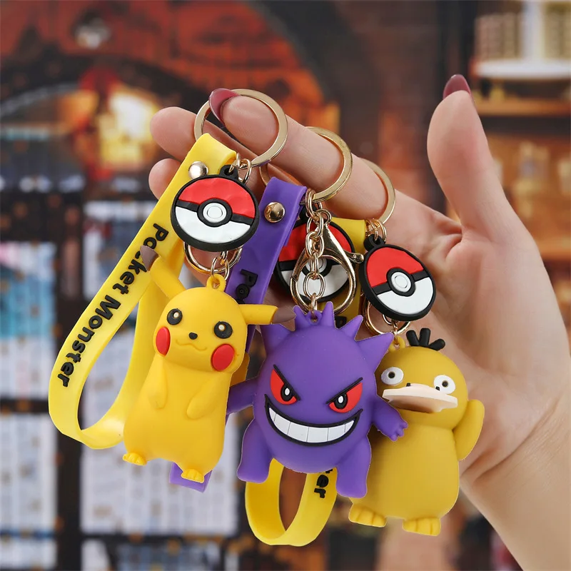 Pokemon Pikachu toys Keychain Action Figure Keyring Cute Psyduck PVC Cartoon Pokémon Figure Pendant Model Dolls Gift Kids T
Pokemon Pikachu toys Keychain Action Figure Keyring Cute Psyduck PVC Cartoon Pokémon Figure Pendant Model Dolls Gift Kids T