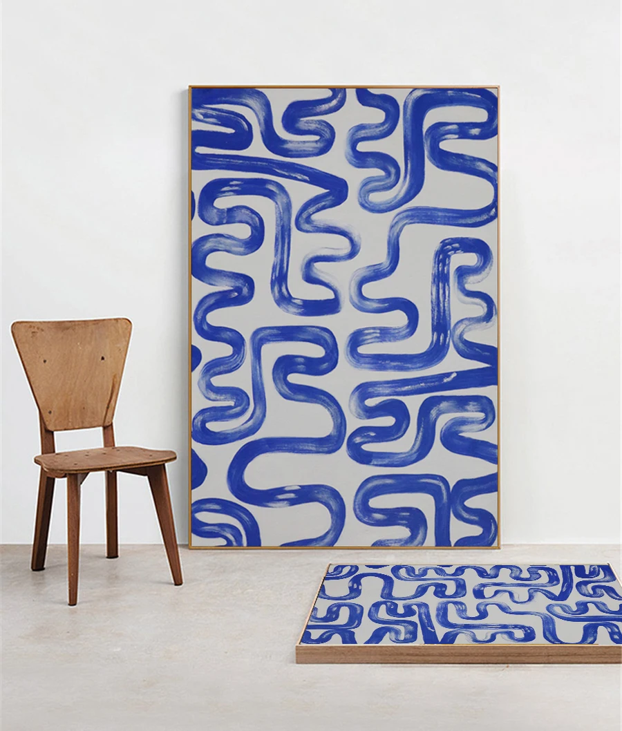 Hand Painted Abstract Painting Minimalist Decor Modern Dine Room Wall Art Large Artwork Canvas Oil Paintings Canvas Art Blue Art
Hand Painted Abstract Painting Minimalist Decor Modern Dine Room Wall Art Large Artwork Canvas Oil Paintings Canvas Art Blue Art