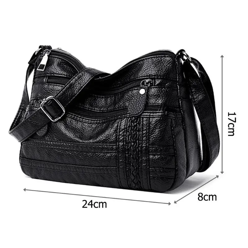 New Fashion Handbags Portable Delicate Design Solid Color Women Shoulder Sling Bags Leather Soft Purse Large Messenger Handbag
New Fashion Handbags Portable Delicate Design Solid Color Women Shoulder Sling Bags Leather Soft Purse Large Messenger Handbag