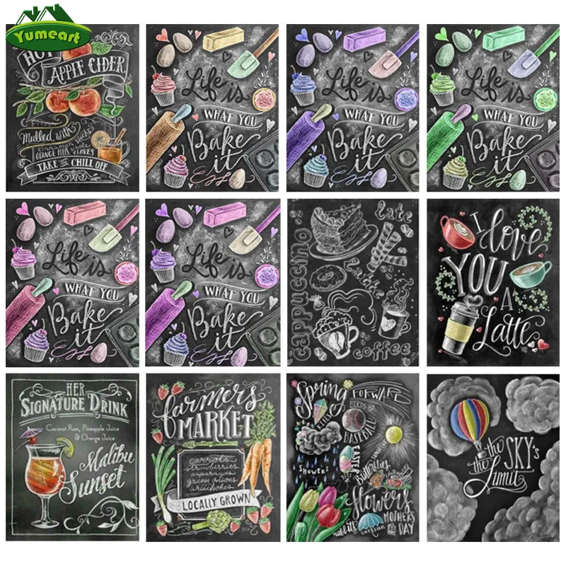 YUMEART черная доска, пейзажи, алмазная вышивка, украшение для гостиной, домашние искусства, рукоделие, DIY 5D алмазная живопись, настенные наклей...
YUMEART черная доска, пейзажи, алмазная вышивка, украшение для гостиной, домашние искусства, рукоделие, DIY 5D алмазная живопись, настенные наклей...