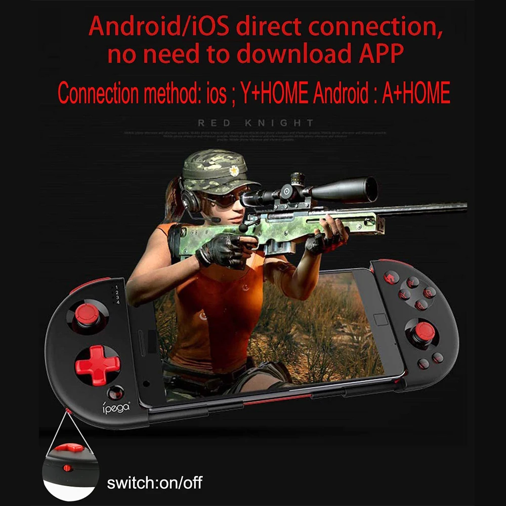 PG-9087S беспроводной Bluetooth-джойстик, портативный стрейчевый игровой контроллер для 3,5-6,2 Android IOS смартфонов, планшетов, ТВ-приставок
PG-9087S беспроводной Bluetooth-джойстик, портативный стрейчевый игровой контроллер для 3,5-6,2 Android IOS смартфонов, планшетов, ТВ-приставок