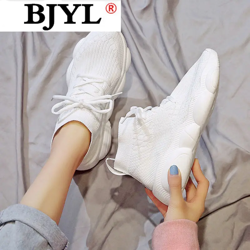 Spring 2021 New Women's Socks Shoes Mesh Breathable Comfortable Lace-up Sneakers Platform Casual Vulcanized Shoes for Woman
Spring 2021 New Women's Socks Shoes Mesh Breathable Comfortable Lace-up Sneakers Platform Casual Vulcanized Shoes for Woman