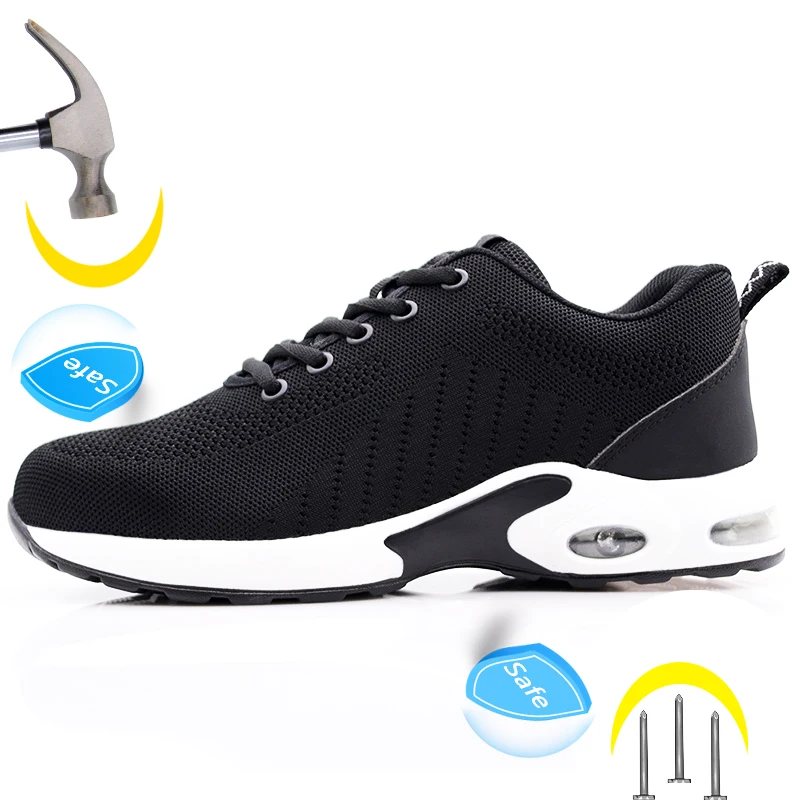 Dropshipping Work Safety Shoes Men Air Cushion Work Sneakers Steel Toe Shoes Male Indestructible Shoes Puncture-Proof Boots Men
Dropshipping Work Safety Shoes Men Air Cushion Work Sneakers Steel Toe Shoes Male Indestructible Shoes Puncture-Proof Boots Men