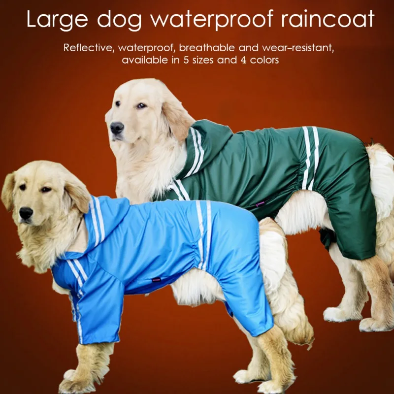 Pet Dog Waterproof Raincoat Jumpsuit with Strip Reflective Rain Coat Dog Outdoor Clothes Jacket for Small Dog Pet Supplies
Pet Dog Waterproof Raincoat Jumpsuit with Strip Reflective Rain Coat Dog Outdoor Clothes Jacket for Small Dog Pet Supplies