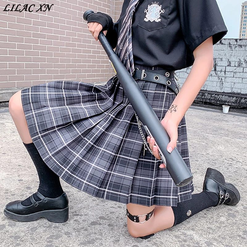 Lilac XN Harajuku Plaid High-waisted Mini Pleated Women's Skirt Korean Fashion Preppy Style Sweet Goth Skirt Y2K Summer Clothes
Lilac XN Harajuku Plaid High-waisted Mini Pleated Women's Skirt Korean Fashion Preppy Style Sweet Goth Skirt Y2K Summer Clothes