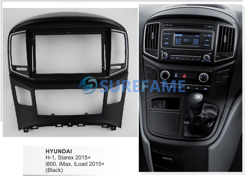 9 дюймовая Автомобильная фасция с радио панелью для HYUNDAI H1 H 1 Starex i800 iLoad iMax 2015 +