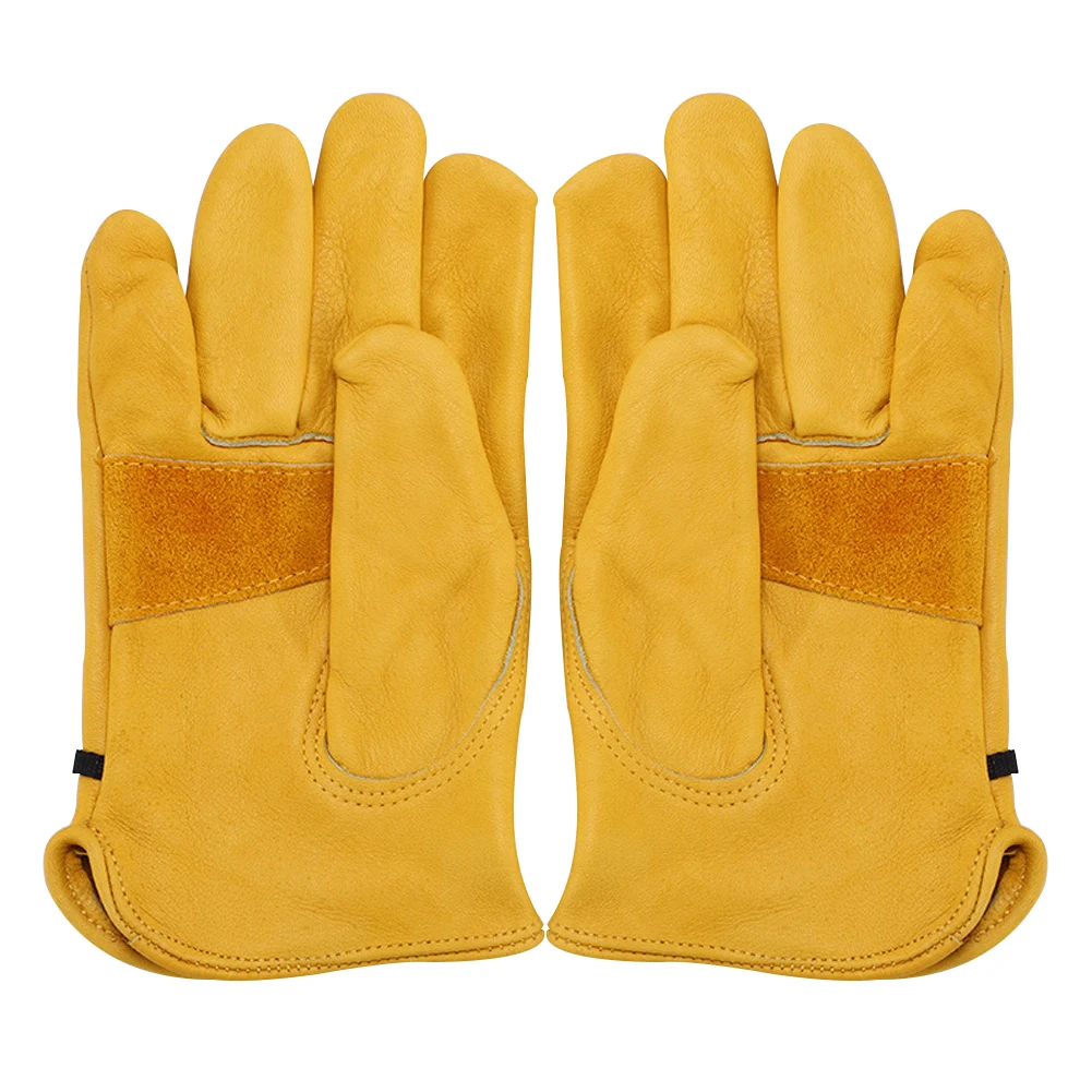 1 Pair/Set Welding Gloves Leather Double-Layer Short Heat Thorn Protection Stove Gauntlets Work Gloves Leather Gardening Gloves
1 Pair/Set Welding Gloves Leather Double-Layer Short Heat Thorn Protection Stove Gauntlets Work Gloves Leather Gardening Gloves