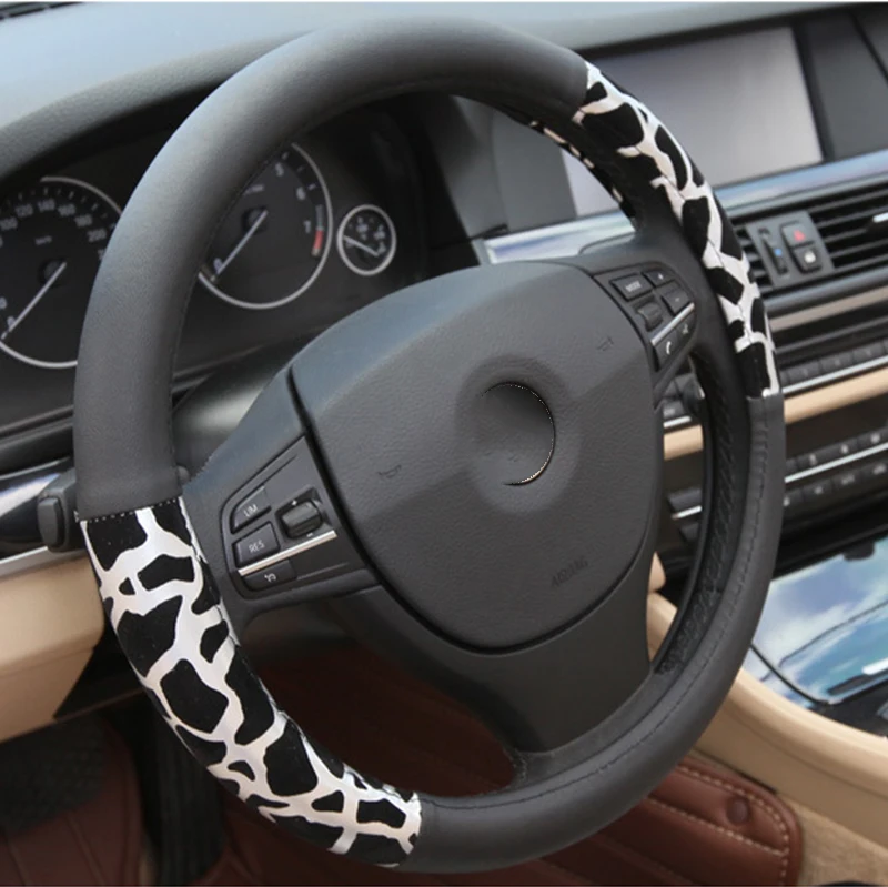 Universal Personalized Leopard Print Car Steering Wheel Cover for Girls Plush Car Decoration Steering Covers Car Accessories
Universal Personalized Leopard Print Car Steering Wheel Cover for Girls Plush Car Decoration Steering Covers Car Accessories