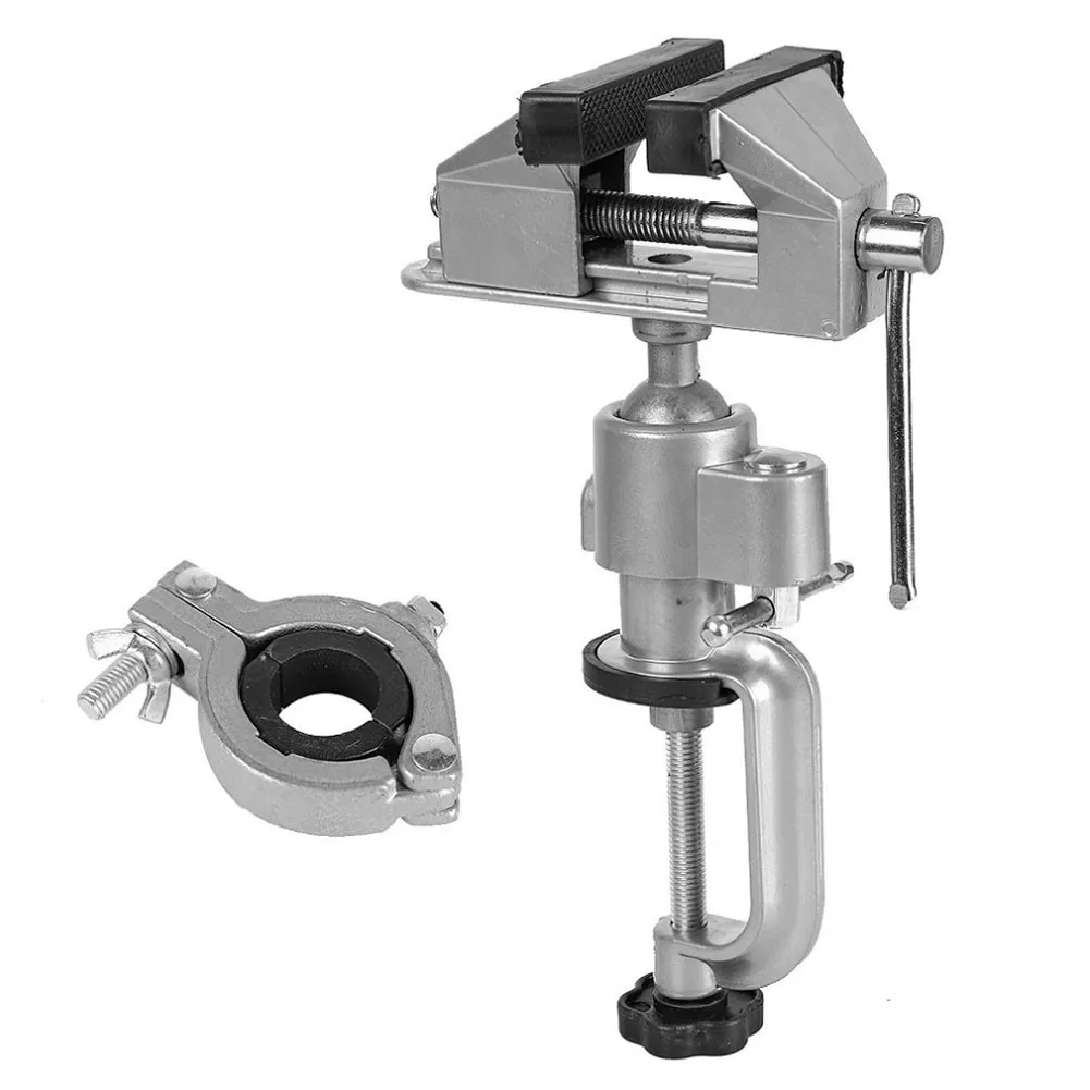 2 In1 360 Degree Rotating Table Vise Clamp Electric Drill Stand Repair Tool Clamp-on Grinder Holder Bench Vise Fixing Ring Tool
2 In1 360 Degree Rotating Table Vise Clamp Electric Drill Stand Repair Tool Clamp-on Grinder Holder Bench Vise Fixing Ring Tool