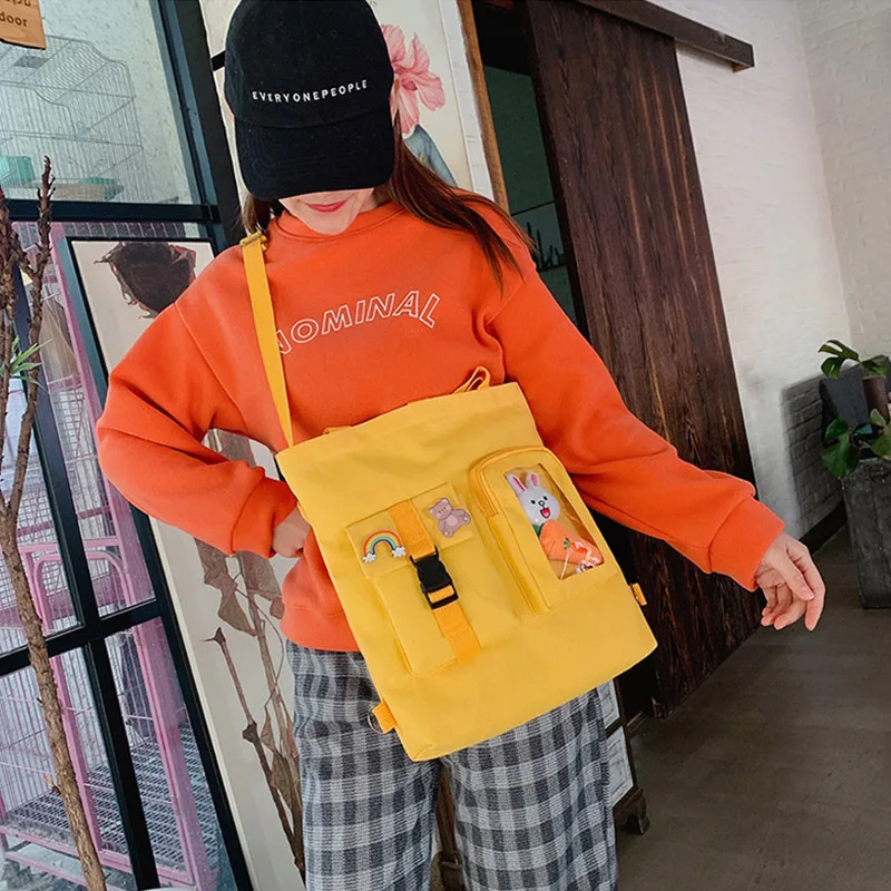 Women Canvas Messenger Crossbody Bag Fashion Tote Shopper Bag Carton Shoulder Bags Large-Capacity Rabbit Carrot Girl Schoolbag
Women Canvas Messenger Crossbody Bag Fashion Tote Shopper Bag Carton Shoulder Bags Large-Capacity Rabbit Carrot Girl Schoolbag