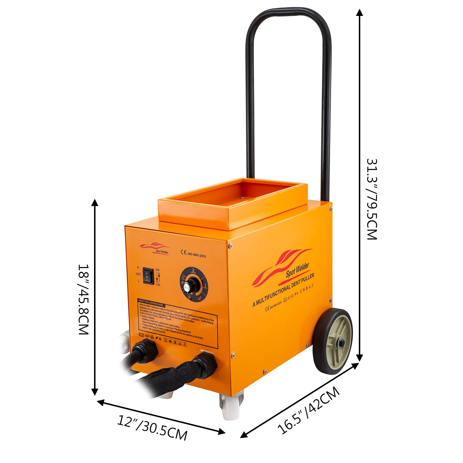 VEVOR 4.5KVA Dent Puller Spot Welder Machine Moving Vehicle Spotter Welding Car Body Repairing Tool With 2 Welding Guns
VEVOR 4.5KVA Dent Puller Spot Welder Machine Moving Vehicle Spotter Welding Car Body Repairing Tool With 2 Welding Guns