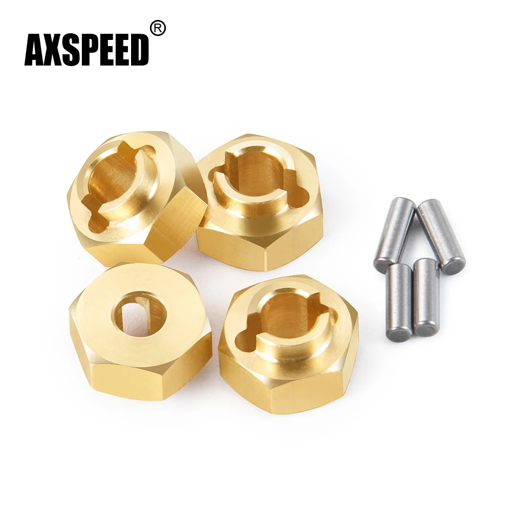 AXSPEED 4PCS Brass Counterweight 4.5mm Wheel Hubs Combiner for 1/24 Axial SCX24 90081 AXI00001 AXI00002 RC Crawler Car
AXSPEED 4PCS Brass Counterweight 4.5mm Wheel Hubs Combiner for 1/24 Axial SCX24 90081 AXI00001 AXI00002 RC Crawler Car