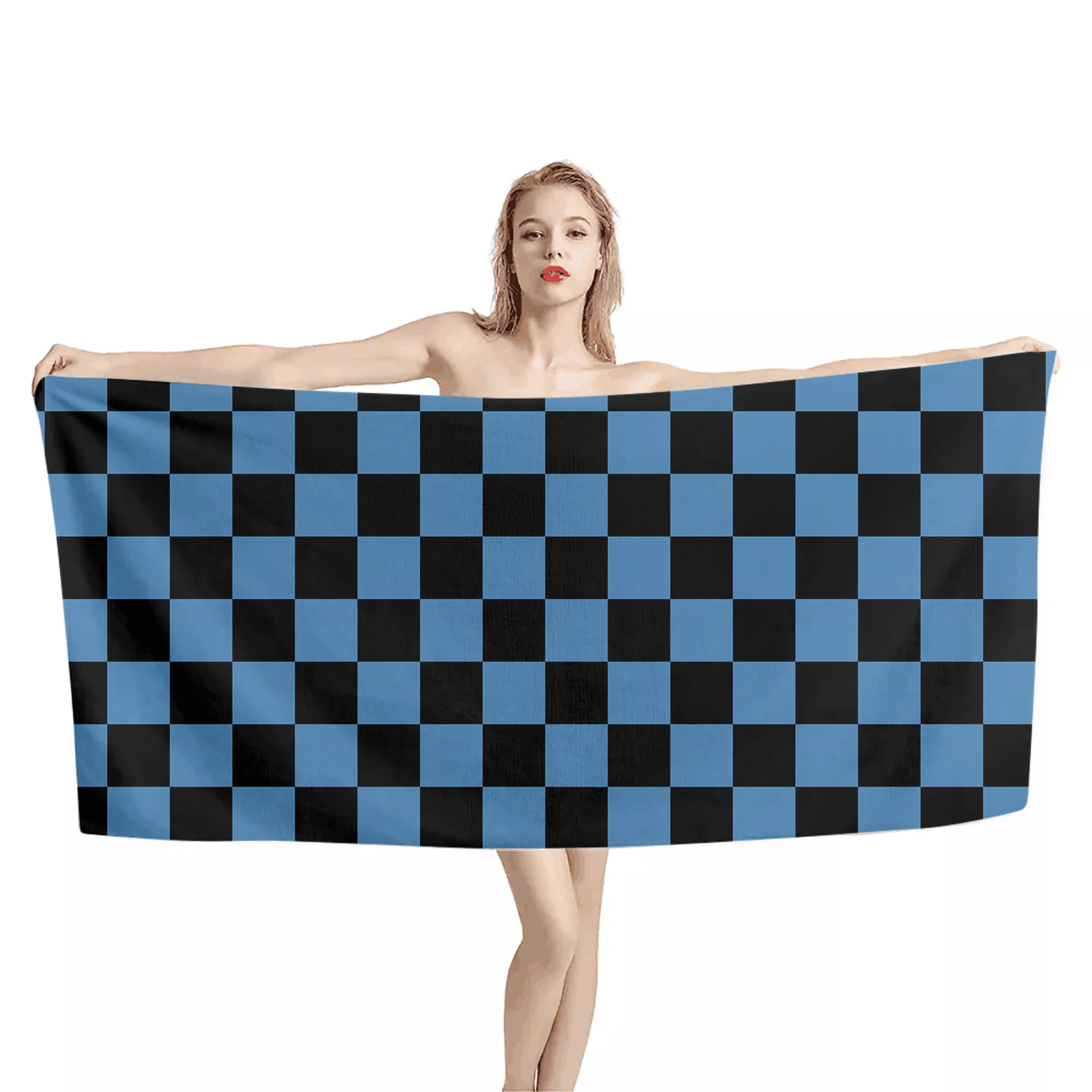Latest Thick Microfiber Bath Towel Lattice Pattern Absorbent Quick-drying Multifunctional Swimming Fitness Sports Salon Towel
Latest Thick Microfiber Bath Towel Lattice Pattern Absorbent Quick-drying Multifunctional Swimming Fitness Sports Salon Towel