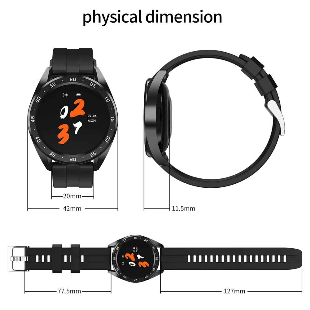 Multifunction Waterproof Smart Watch Color Screen Call Information Reminder Heart Rate Blood Pressure Monitoring Unisex
Multifunction Waterproof Smart Watch Color Screen Call Information Reminder Heart Rate Blood Pressure Monitoring Unisex