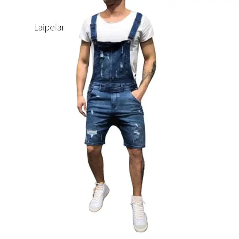 Oversize Fashion Men's Ripped Jeans Jumpsuits Shorts Summer Hi Street Distressed Denim Bib Overalls For Man Suspender Pants
Oversize Fashion Men's Ripped Jeans Jumpsuits Shorts Summer Hi Street Distressed Denim Bib Overalls For Man Suspender Pants