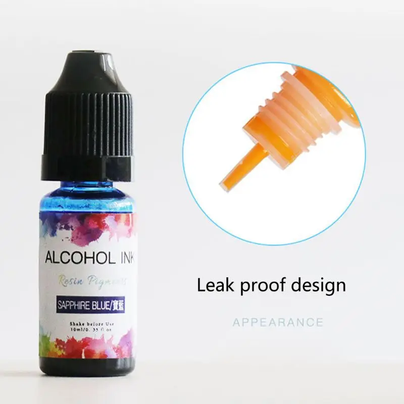 24 Colors 10ML Art Ink Alcohol Resin Pigment Kit Liquid Resin Colorant Dye Ink Diffusion UV Epoxy Resin Jewelry Making
24 Colors 10ML Art Ink Alcohol Resin Pigment Kit Liquid Resin Colorant Dye Ink Diffusion UV Epoxy Resin Jewelry Making