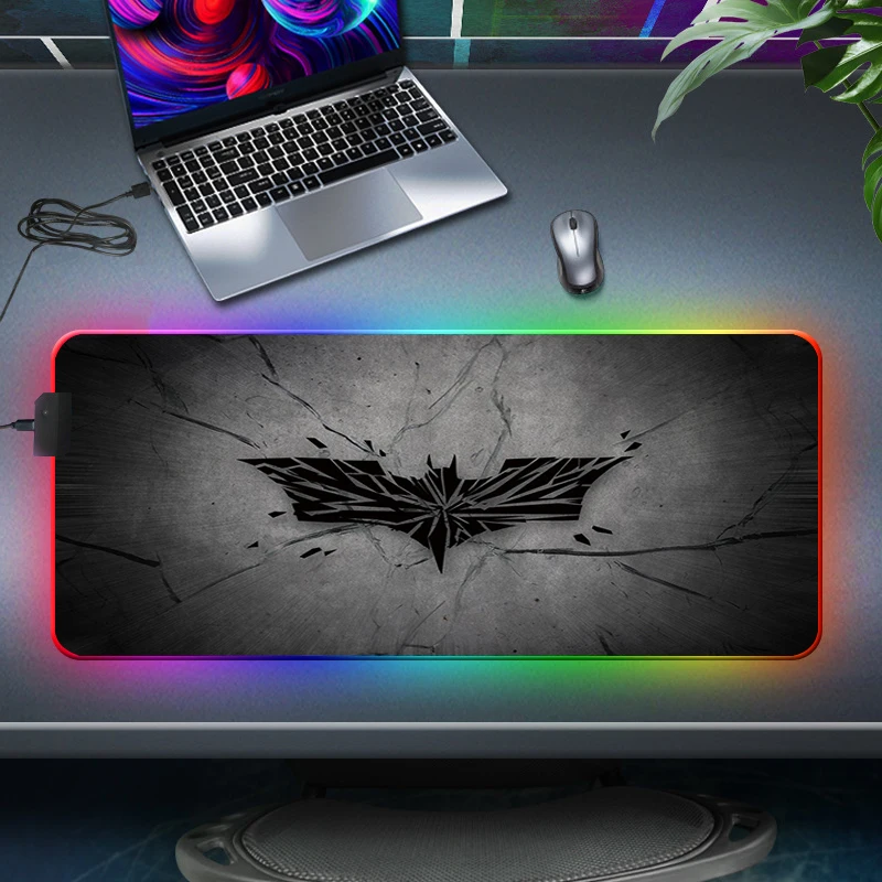 RGB Mause Pad Batmans Logo Mouse Mat Gamer Pc Complete Gaming Accessories Keyboard Computer Desk Mats Led Backlit Mousepad Wired
RGB Mause Pad Batmans Logo Mouse Mat Gamer Pc Complete Gaming Accessories Keyboard Computer Desk Mats Led Backlit Mousepad Wired