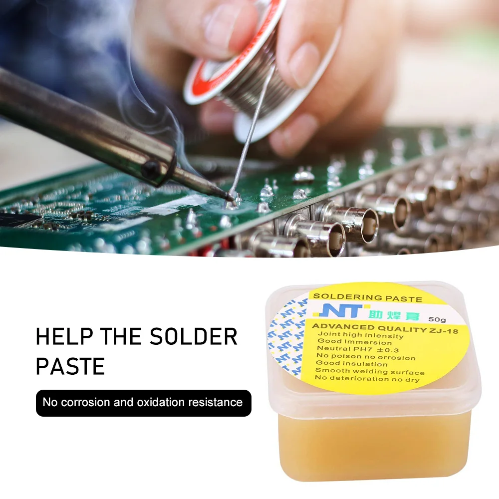 Environmental Rosin Soldering Flux Paste Solder Efficient Welding Grease Facilitate Soldering Wetting Agent Tool
Environmental Rosin Soldering Flux Paste Solder Efficient Welding Grease Facilitate Soldering Wetting Agent Tool