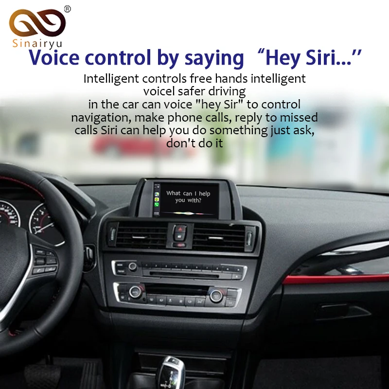 Sinairyu WIFI беспроводной Apple Carplay для BMW 2 серии F22 F23 NBT 2013-2017 Поддержка камеры Waze Spotify