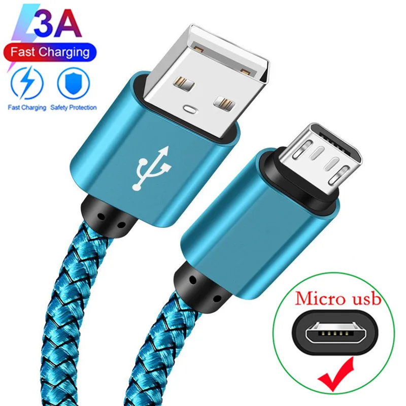 Кабель для передачи данных Micro USB Huawei Samsung A7 Nokia 6 Redmi Meizu M10 Oppo Realme 3 vivo U3x | Мобильные