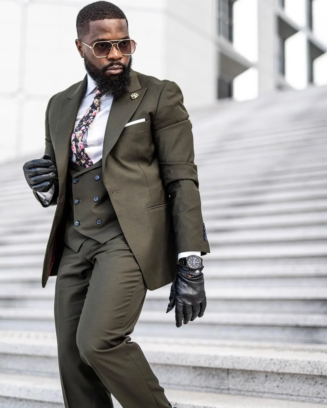 (Jacket+Pants+Vest) Handsome Streetwear Dark Green Peak Lapel 3 Piece Groomsman For Wedding Prom Party Dress Custom Made
(Jacket+Pants+Vest) Handsome Streetwear Dark Green Peak Lapel 3 Piece Groomsman For Wedding Prom Party Dress Custom Made