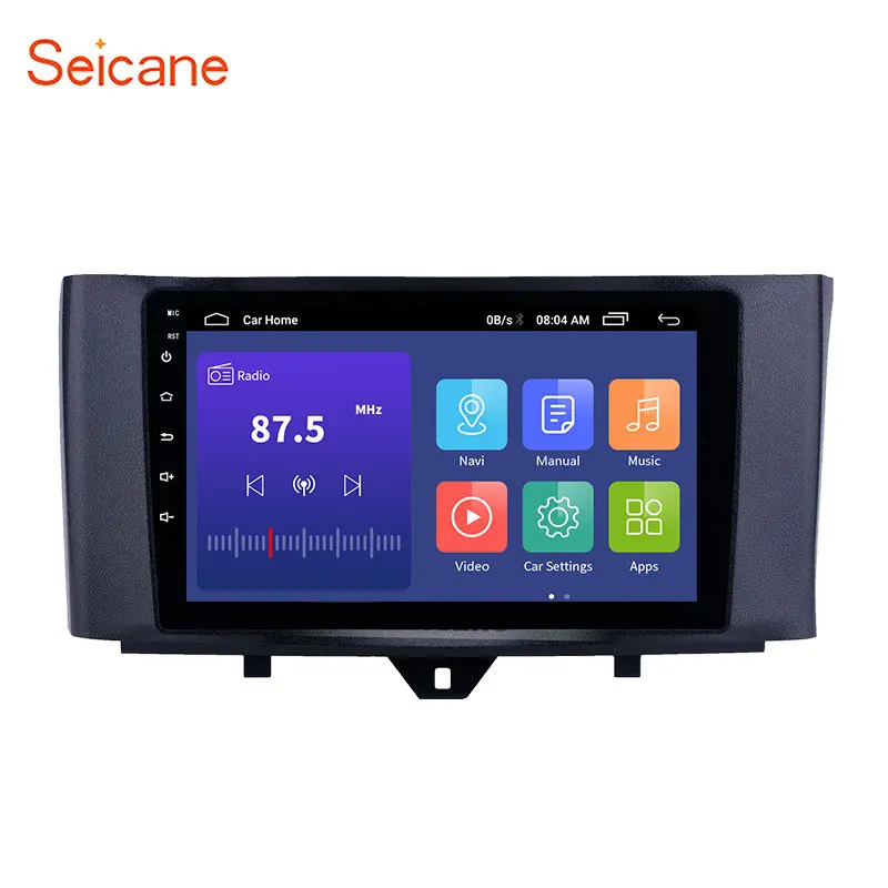 Автомагнитола Seicane Android 10 для Mercedes Benz Smart Fortwo 2010-2015 мультимедийный GPS трек Carplay dvd 2din