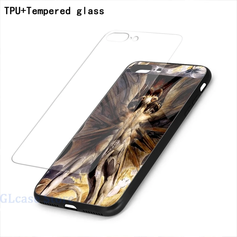Чехол-накладка для iPhone 11 Pro X XR XS Max 8 7 6 6s Plus силикон ТПУ стекло | Мобильные телефоны