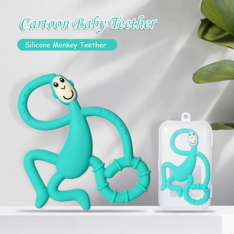 Baby Teether Silicone Cartoon Toddler Teether Toys for Baby Teething Ring Silicone Chew Dental Care Toothbrush Nursing Teether
Baby Teether Silicone Cartoon Toddler Teether Toys for Baby Teething Ring Silicone Chew Dental Care Toothbrush Nursing Teether