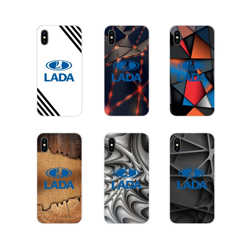 Lada Автомобильный логотип мраморный ТПУ прозрачный корпус чехлы для huawei G7 G8 P7 P8 P9