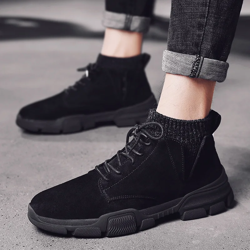 2020 Men Spring Boots Fashion Leather Boots Men Autumn Winter Snow Casual Shoes Men Outdoor Light Ankle Antislip Zapatos
2020 Men Spring Boots Fashion Leather Boots Men Autumn Winter Snow Casual Shoes Men Outdoor Light Ankle Antislip Zapatos